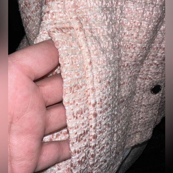 Rachel Roy | NWT Pink Tweed Cropped Jacket | Plus Size 3X - Picture 7 of 8